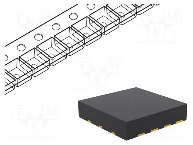 IC: D/A converter; 16bit; 43ksps; Ch: 1; VSSOP8; -40÷105°C; ±1LSB TEXAS INSTRUMENTS DAC8571IDGK