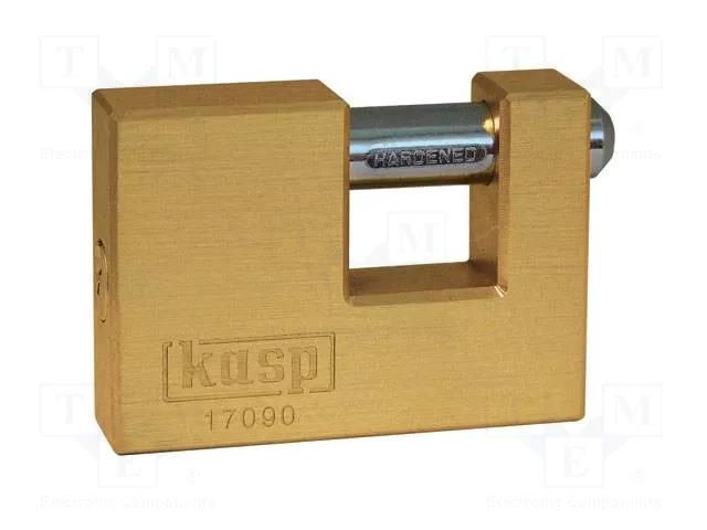 Padlock; mandrel; brass; Protection: high (level 11); A: 90mm KASP KA-K17090D