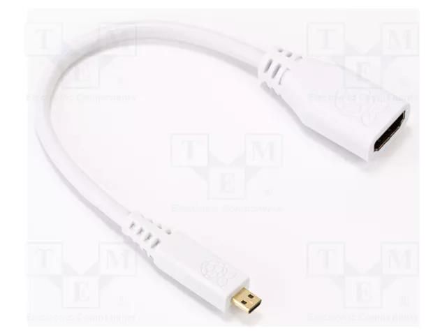 Accessories: connection cable; white; 235mm RASPBERRY PI SC0224