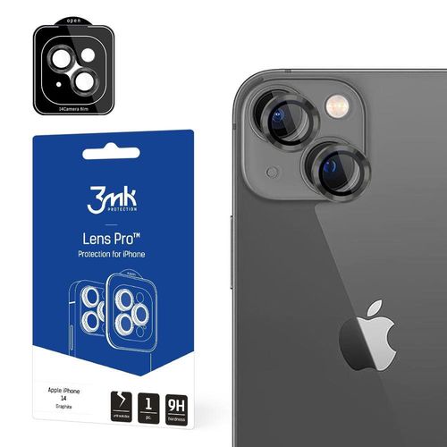 Camera glass for iPhone 14 9H for 3mk Lens Protection Pro series lens - gray, 3mk Protection 5903108484091 5903108484091