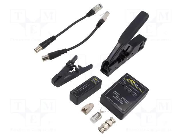 Kit: for lan networks service; bag LOGILINK PC-WZ0070