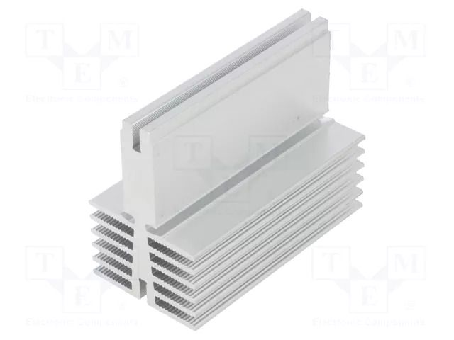 Heatsink: extruded; grilled; natural; L: 75mm; W: 40mm; H: 60mm FISCHER ELEKTRONIK SK664/75/AL