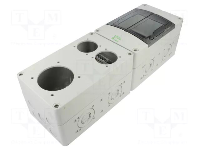 Enclosure: for modular components; grey; No.of mod: 3; STV SPELSBERG STV-512-L