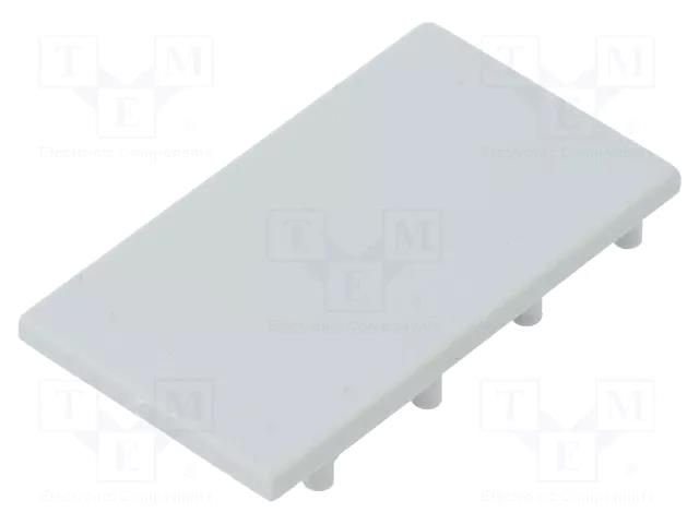 Cap for LED profiles; grey; 20pcs; ABS; LINEA20 TOPMET TOP-C1999922