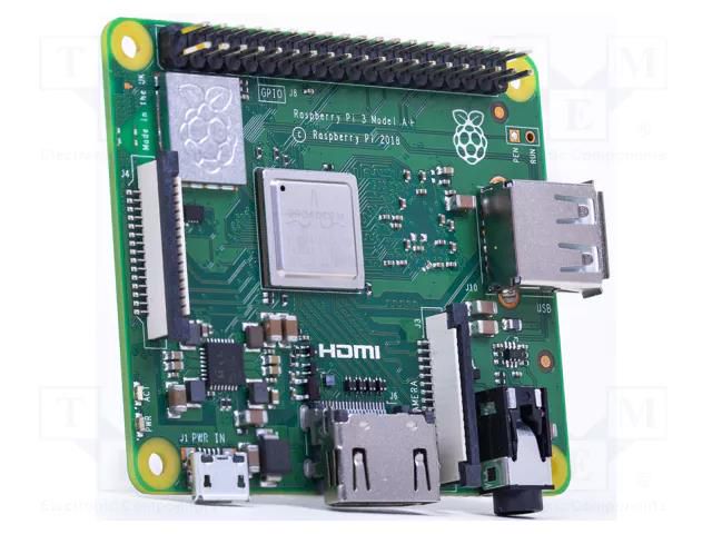Single-board computer; Raspberry Pi3 A+; Cortex A53; 512MBSDRAM RASPBERRY PI SC0130-J