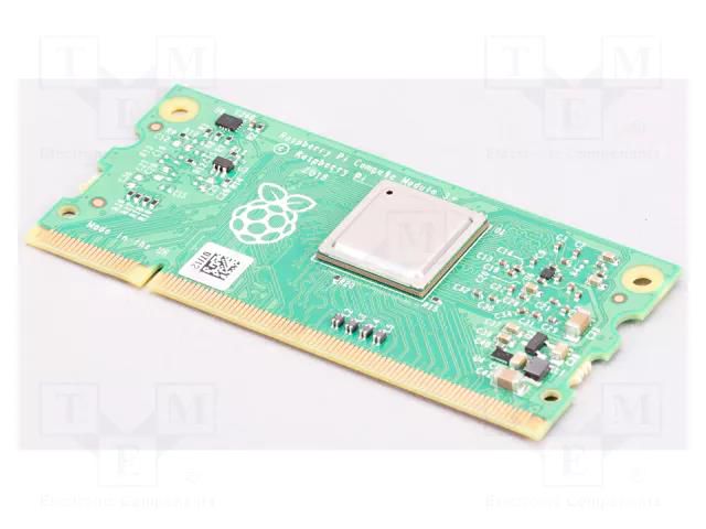 Kit: SOM; RPI CM3+ 1GB RAM 16GB EMMC; Frequency: 1.2GHz; -20÷85°C RASPBERRY PI SC0147