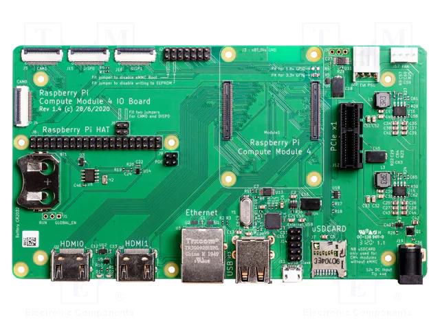 Accessories: expansion board; RPI CM4IO; 12VDC RASPBERRY PI SC0326