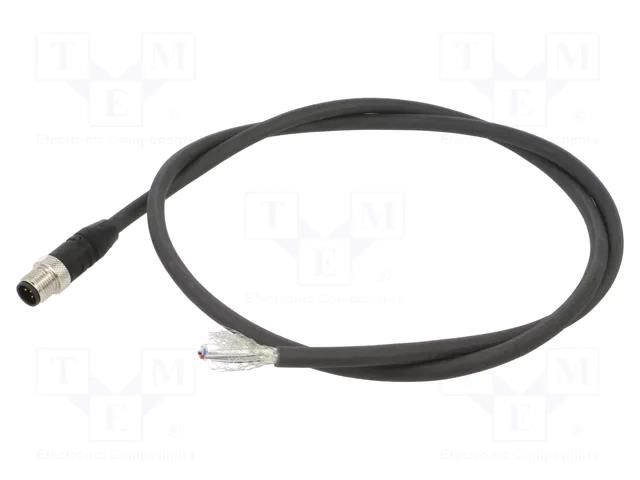 Cable: for sensors/automation; M12; PIN: 5; straight; 1m; socket LUMBERG AUTOMATION 0935253104/1M