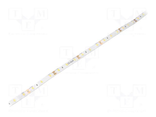 LED tape; white neutral; 2835; LED/m: 60; 8mm; IP33; 120°; 6W/m POS HQS-660NW-12