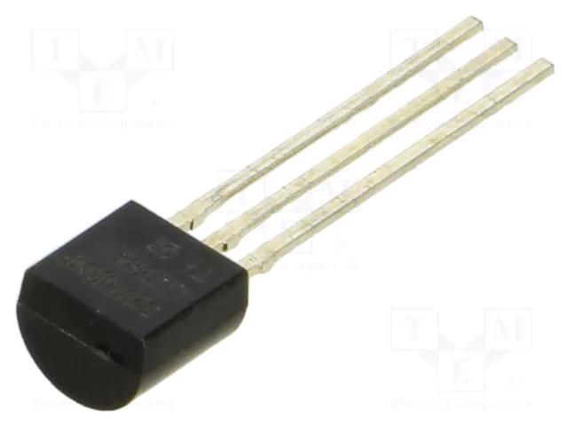 IC: temperature sensor; -50÷150°C; TO92; THT; Interface: analog TEXAS INSTRUMENTS LMT85LP