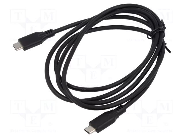 Cable; USB C plug x2; 1.5m; Core: Cu; PVC; Interface: 480Mbps ART ART-OEM-C6-1.5