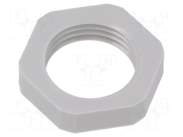 Nut; NPT3/8"; polyamide; light grey; Thread: inch,NPT; with flange LAPP LP-53019300