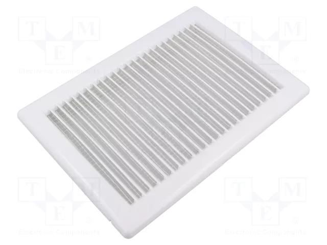 Accessories: ventilation grille; white; Body dim: 248x174x24mm DOSPEL S.A. 007-0161