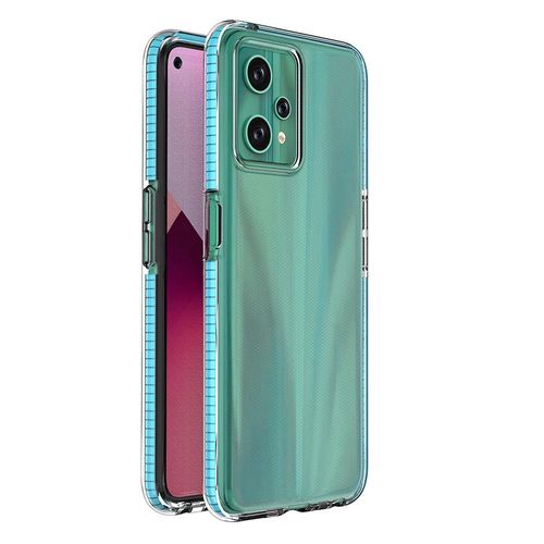 Spring Case for Realme 9 Pro silicone cover with frame light blue, Hurtel 5907769348464 5907769348464