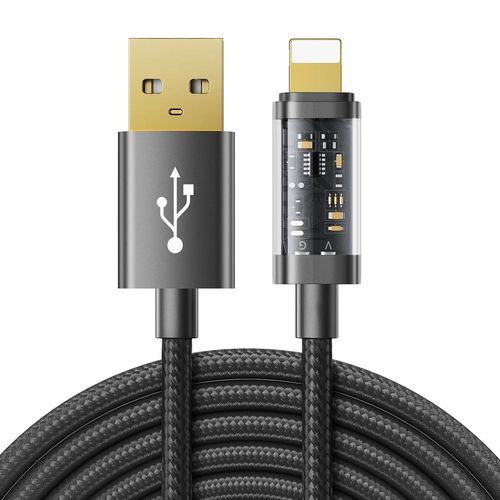 Joyroom S-UL012A20 USB-A / Lightning 2.4A 20W 2m cable - black, Joyroom 6941237196378 6941237196378