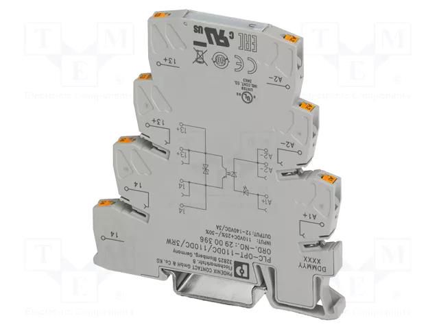 Relay: solid state; SPST-NO; Ucoil: 5VDC; 50mA; 0.05A/18VDC PHOENIX CONTACT PLC-OPT-5/5/100KHZ