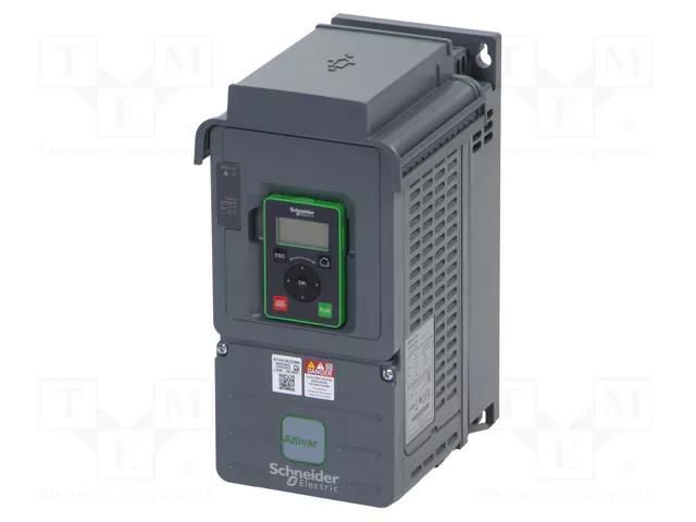 Inverter; 2.2kW; 3x400VAC; 3x380÷460VAC; 0÷10V; 0÷20mA; 0.1÷500Hz SCHNEIDER ELECTRIC ATV610U22N4