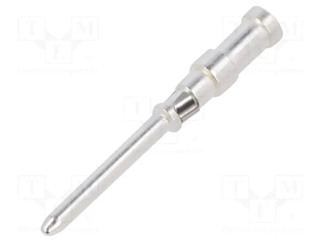 Contact; male; silver plated; 0.14÷0.34mm2; crimped; for cable BINDER 61-0891-139