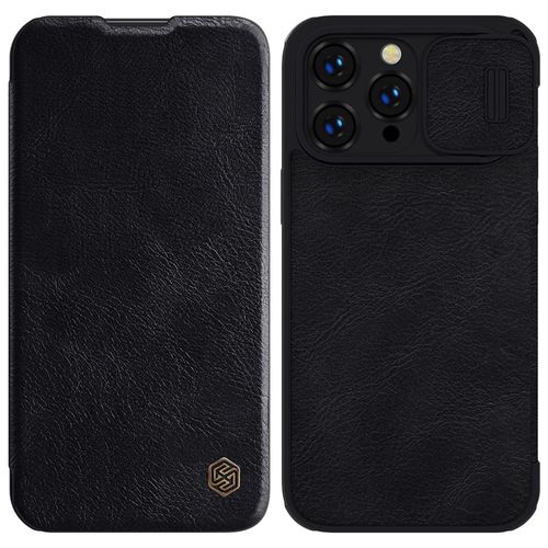 Nillkin Qin Leather Pro Case iPhone 14 Pro Max Camera Cover Holster Cover Flip Case Black, Nillkin 6902048249011 6902048249011