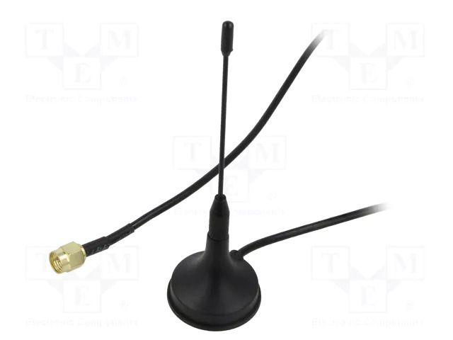Antenna; 3G,4G,LTE; 2.5dBi; magnet; 50Ω; 900÷1800Hz; L: 60mm; Len: 3m DFROBOT DF-FIT0453