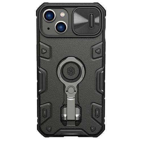 Nillkin CamShield Armor Pro Case iPhone 14 Plus case armored cover with camera cover ring stand black, Nillkin 6902048248717 6902048248717