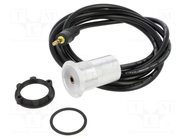 Transition: adapter cable; for panel mounting,rear side nut ONPOW STEREO-02