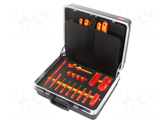 Kit: general purpose; case; for electricians,electric cars; 1kV KNIPEX KNP.002105EV