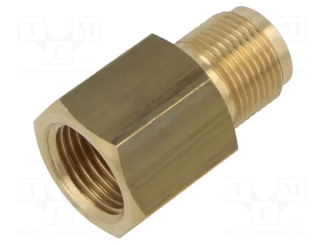 Brass; Mount.elem: thread adapter; Int.thread: M20x1,5 PNEUMAT 257.30