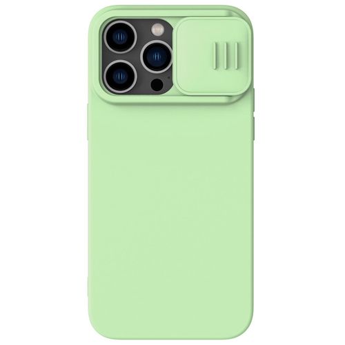 Nillkin CamShield Magnetic Silicone Case iPhone 14 Pro Magnetic MagSafe Cover with Camera Protector Green, Nillkin 6902048249431 6902048249431