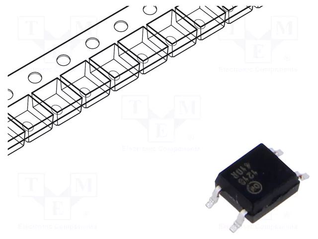 Optocoupler; SMD; Ch: 1; OUT: transistor; Uinsul: 3.75kV; Uce: 80V ONSEMI FODM121BR2