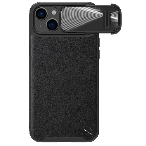 Nillkin CamShield Leather S Case iPhone 14 Plus case with camera cover black, Nillkin 6902048249714 6902048249714