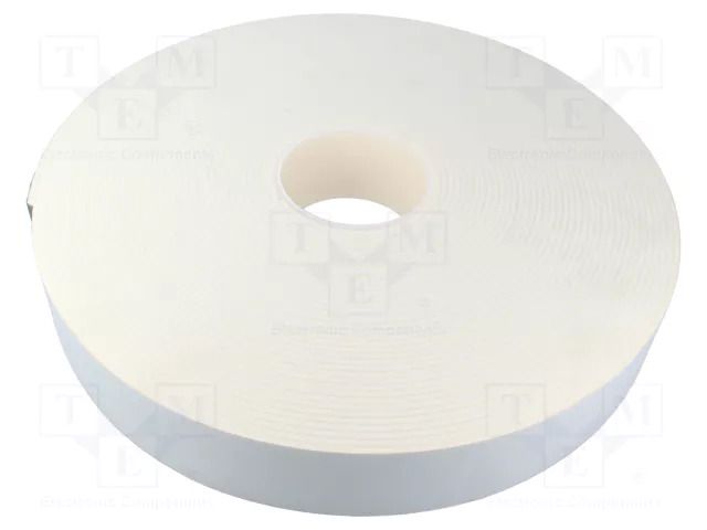 Tape: fixing; W: 50mm; L: 25m; Thk: 3mm; single sided; acrylic; white SCAPA SCAPA-3594-50-25