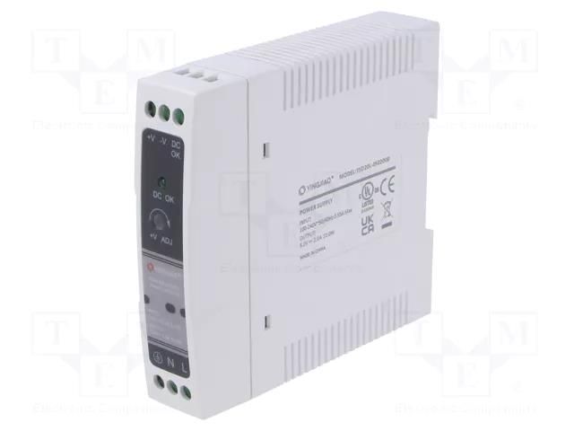 Power supply: switching; for DIN rail; 10W; 5VDC; 2A; 90÷264VAC YINGJIAO YSD20L-10-5