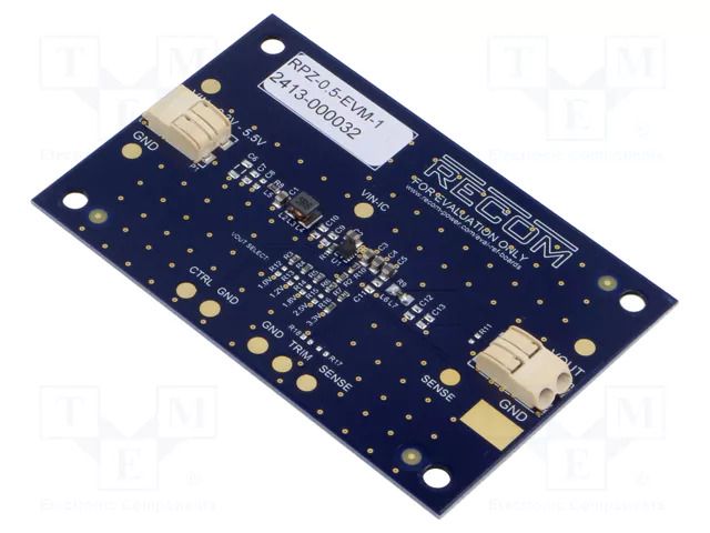 Extension module; Uin: 2.3÷5.5VDC; Uout: 1÷3.3VDC; Iout: 500mA RECOM RPZ-0.5-EVM-1