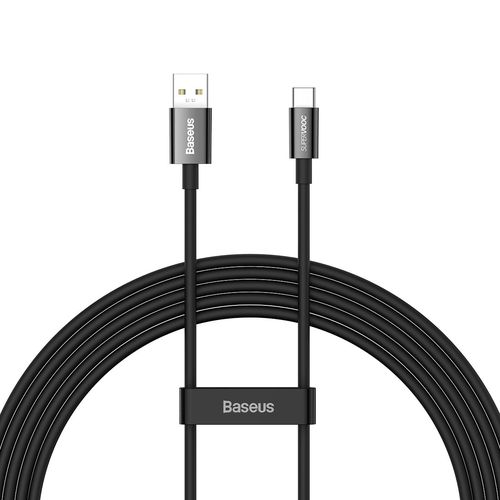 Baseus Superior Series SUPERVOOC USB-A to USB-C cable 65W 2m black, Baseus 6932172612924 6932172612924