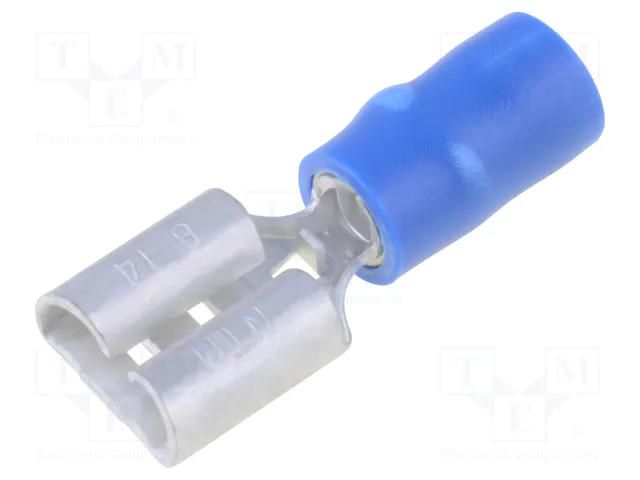 Terminal: flat; 6.3mm; 0.8mm; female; 2mm2; crimped; for cable NICHIFU TMDV630820-F