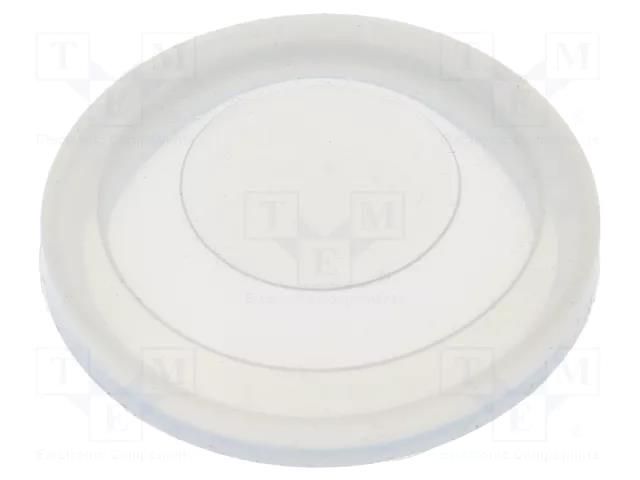 Cover; IP68; transparent; Ø30.4x6.6mm ONPOW M12-25H