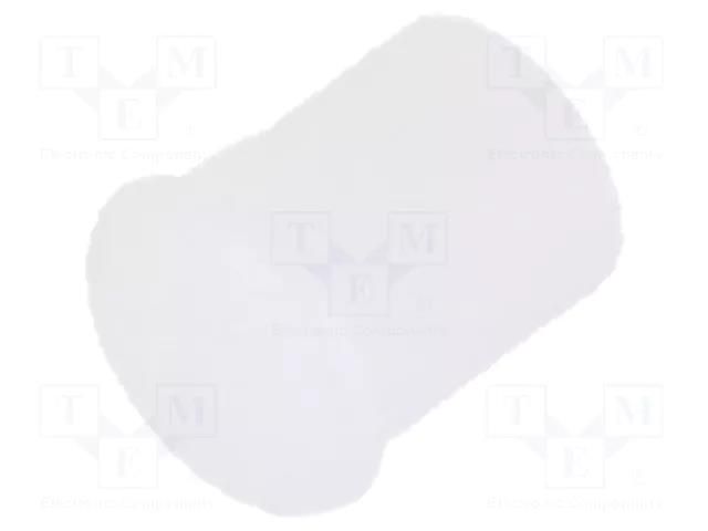 Fiber for LED; Ø3mm; L: 3.2mm; round; Front: convex; straight; PLP2 BIVAR PLP2-125-D