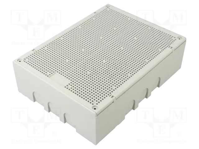 Enclosure: wall mounting; X: 150mm; Y: 200mm; BEEBOX; light grey SCAME SCAME-639.1060