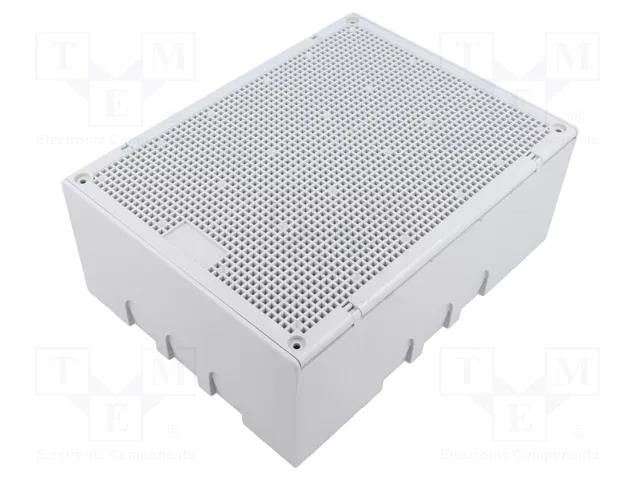 Enclosure: wall mounting; X: 150mm; Y: 200mm; BEEBOX; light grey SCAME SCAME-639.1080