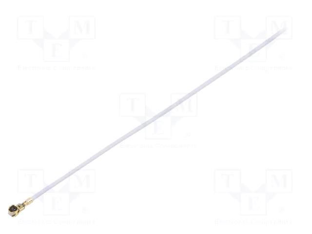 Cable; Colour: black; Len: 0.5m; Wire dia: 28.7mm; Type: angled HIROSE UFL2LPA068Y2TA500
