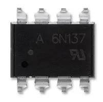 OPTOCOUPLER, TRANSISTOR, 3.75KV, SMDIP-8 6N136-500E