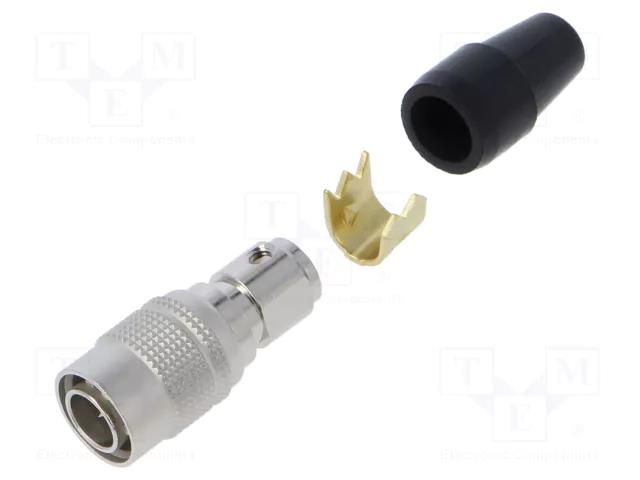 Connector: circular; HR10; push-pull; plug; 2A; silver plated; male HIROSE HR10A-7P-5P-73