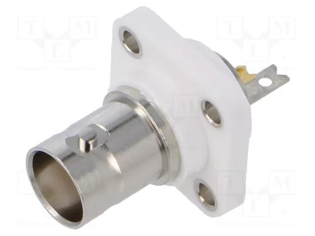 Connector: BNC; socket; female; straight; 50Ω; soldering; PTFE RADIALL R141-410-000