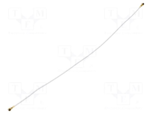 Cable; Colour: white; Len: 0.2m; Wire dia: 28.7mm; Type: angled HIROSE UFL-2LPA068Y3TA200
