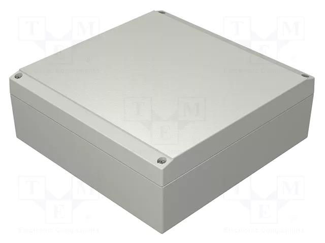 Enclosure: multipurpose; X: 200mm; Y: 200mm; Z: 72mm; Aluform; IP66 ROSE ROSE-04202007