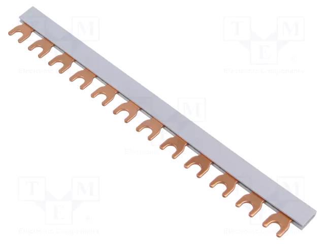 Busbar; Poles: 1; Urated: 400V; 63A; Pitch: 17.7mm; No.of mod: 12 PAWBOL E.4126A