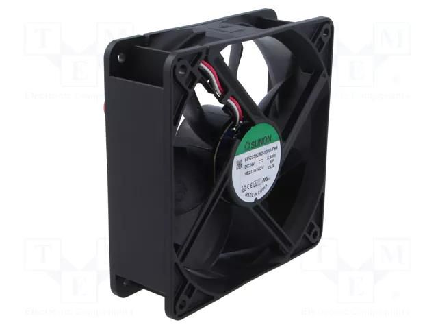 Fan: DC; axial; 24VDC; 120x120x38mm; 197m3/h; 44dBA; ball; 2600rpm SUNON EEC0382B2-F99