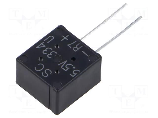 Supercapacitor; THT; 330mF; Body dim: 14x9x15.5mm; Pitch: 5mm; 25mΩ KEMET FMU0H334ZFTP18