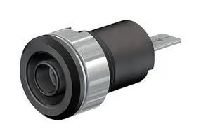 SOCKET, 4MM, SHROUDED, BLACK, PK5 23.3070-21